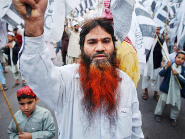 An anti-US rally in Karachi