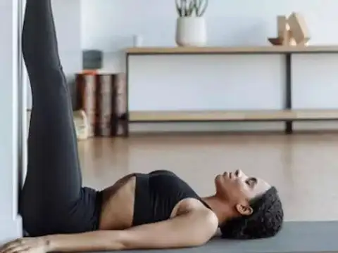 Legs up the wall (Viparita Karani)