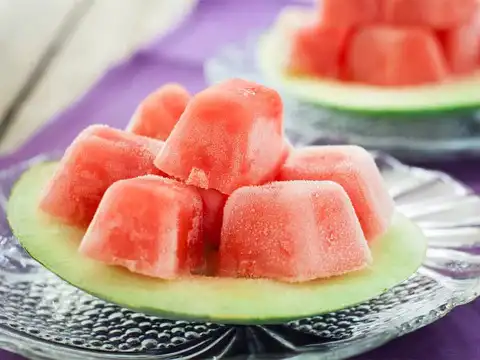 Juice ice cubes