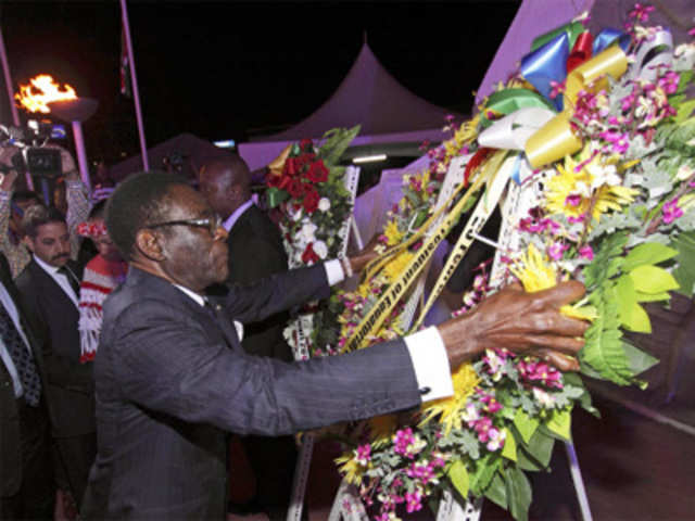 Equatorial Guinea's President Teodoro Obiang Nguema Mbasogo