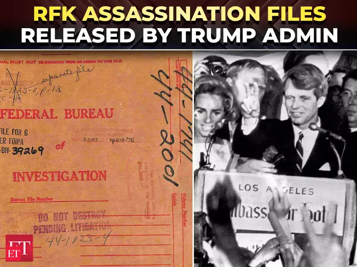 Robert F. Kennedy: RFK assassination files: Trump admin releases over ...