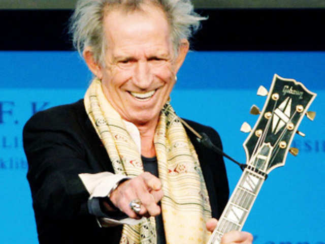 Musician Keith Richards at Song Lyrics of Literary Excellence