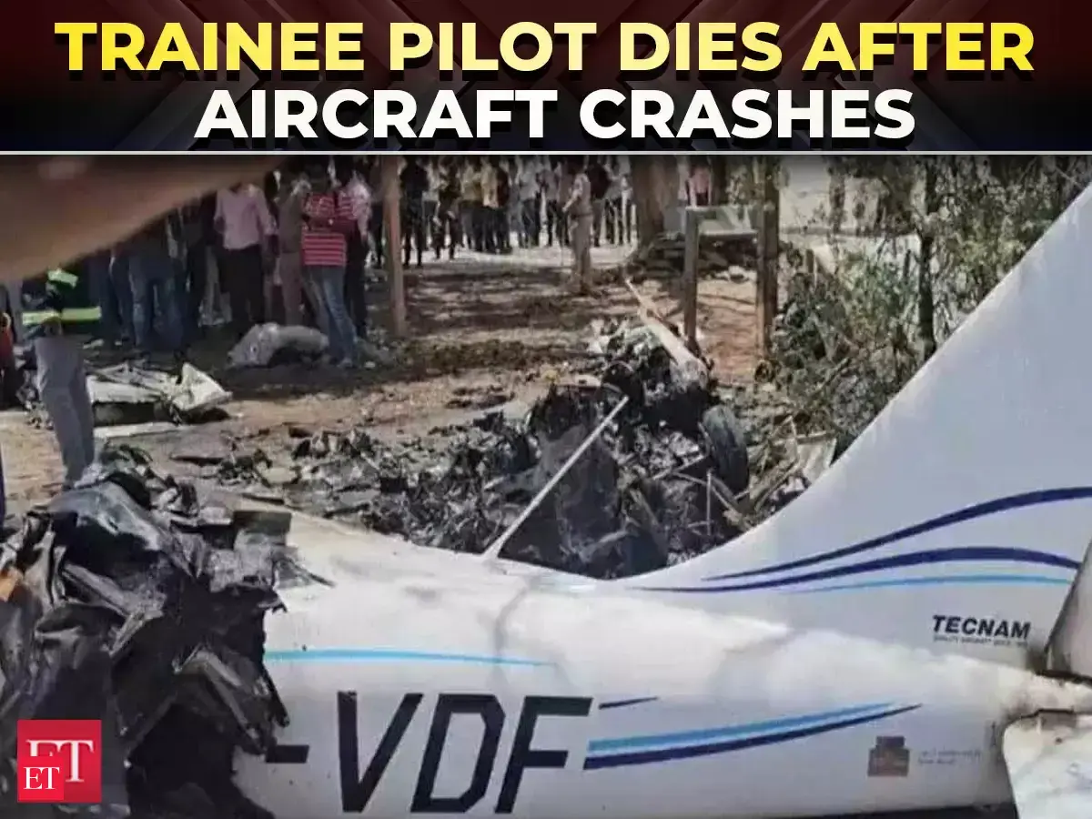 Trainee pilot dies after aircraft crashes in Gujarat's Amreli - The ...