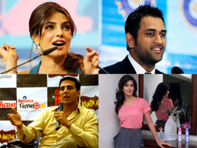 A snapshot of the top 10 small screen endorsers and their brands