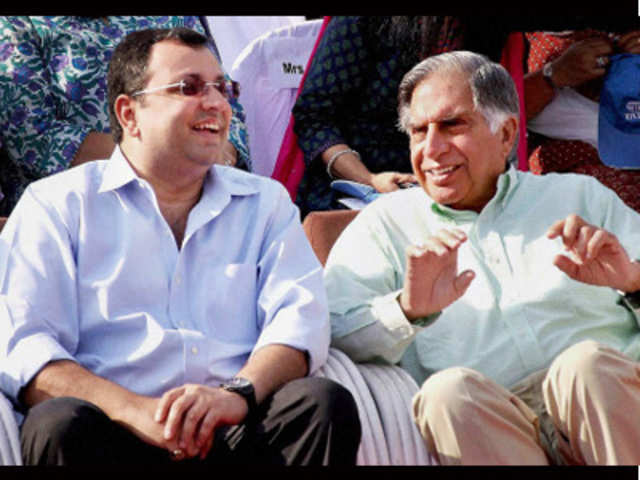 Ratan Tata with Cyrus Mistry at a fuction