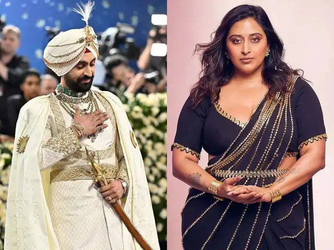 Diljit Dosanjh and Raja Kumari