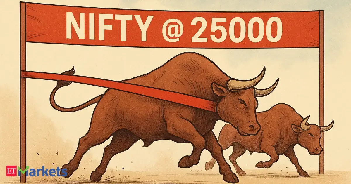 Nifty crosses 25K five times in eight sessions but fails to hold. Bullish burst or just mood swings?