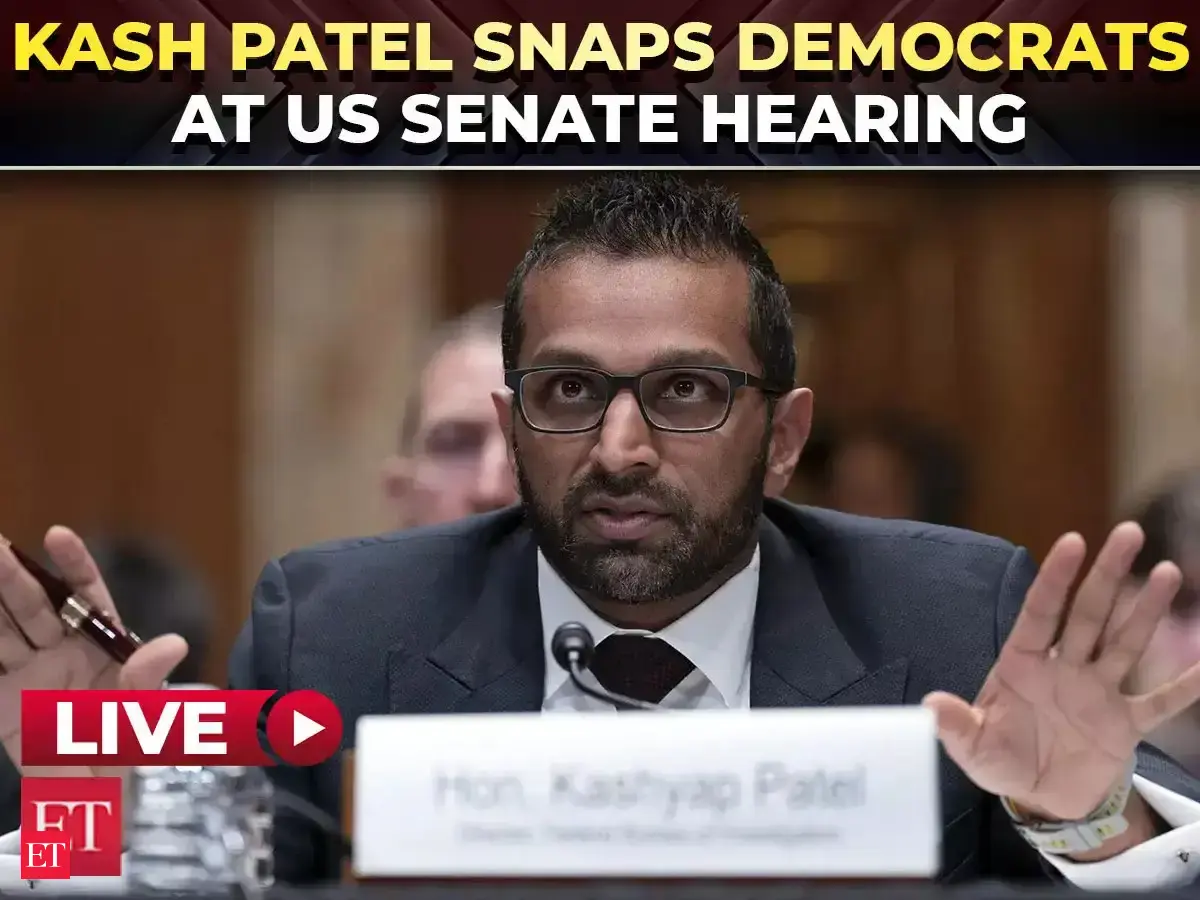kash patel: Kash Patel’s fiery clash with Democrats at US Senate ...