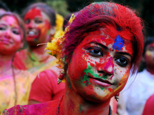 Celebrations of Vasantotsav, 'the Festival of Spring' in Kolkata