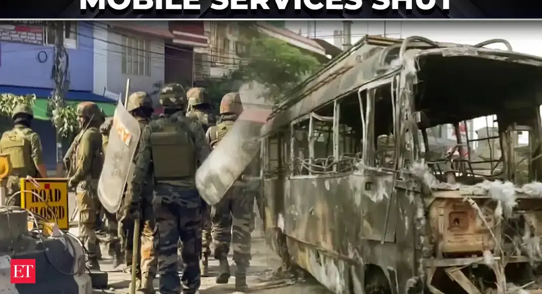 Meitei leaders’ arrest: Protests continue in Manipur defying prohibitory orders, internet suspended – The Economic Times Video