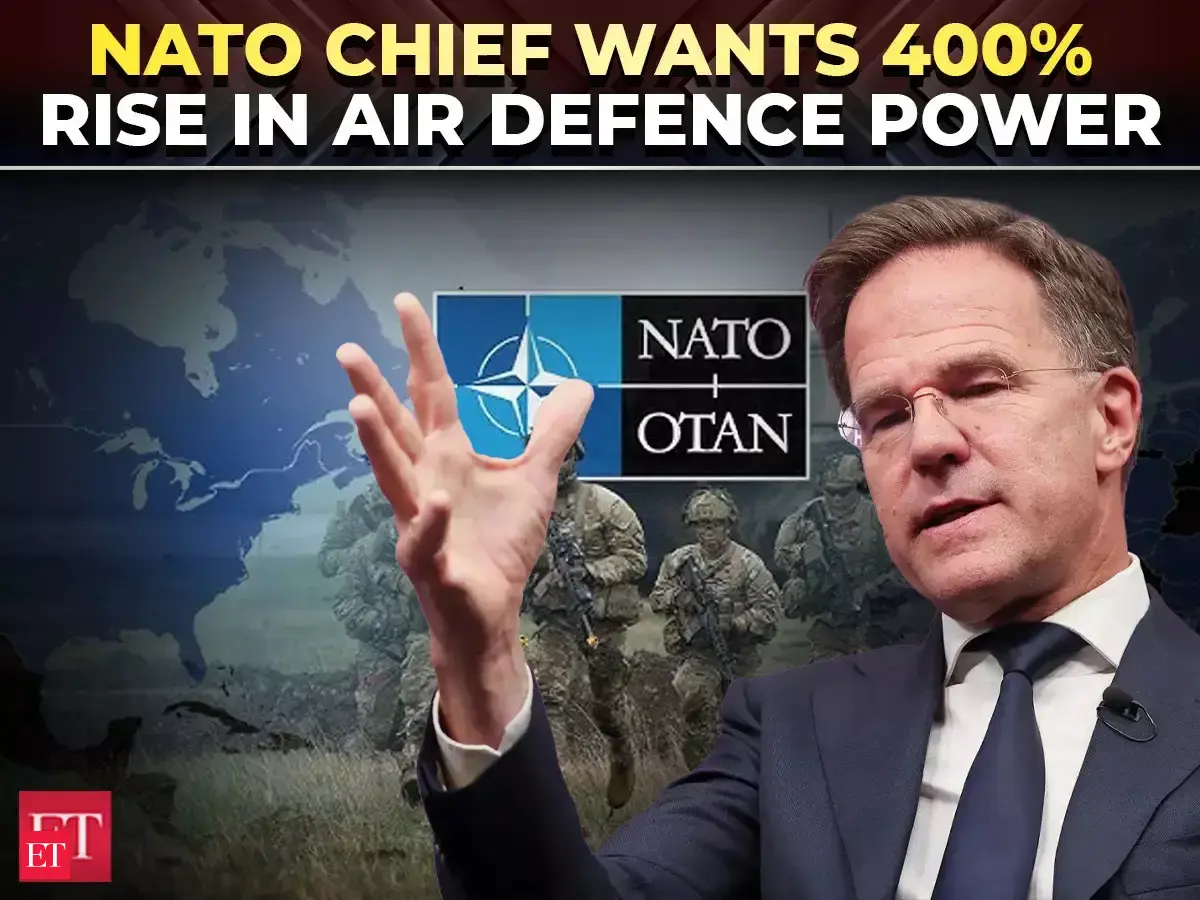 NATO needs 400% increase in air and missile defence: Mark Rutte - The ...