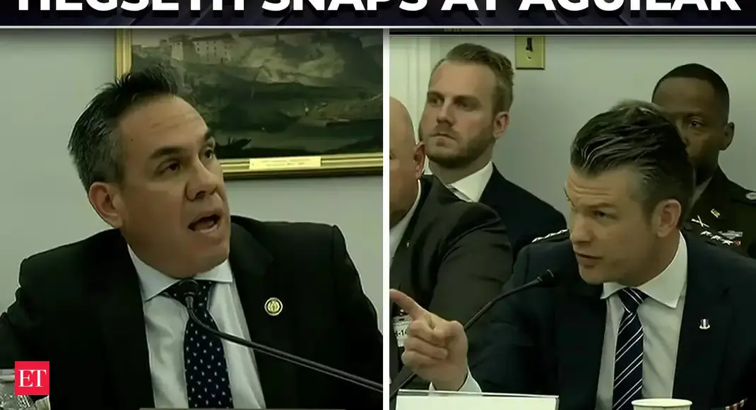 'That’s disingenuous attack...': Pete Hegseth snaps at Aguilar over federal troops deployment in LA