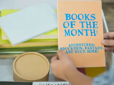 Curated book box subscription