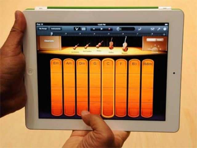 Garage band on new iPad