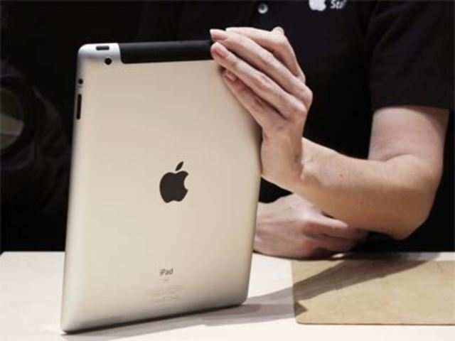 Back of the new Apple iPad
