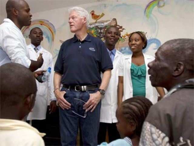 Bill Clinton in Haiti
