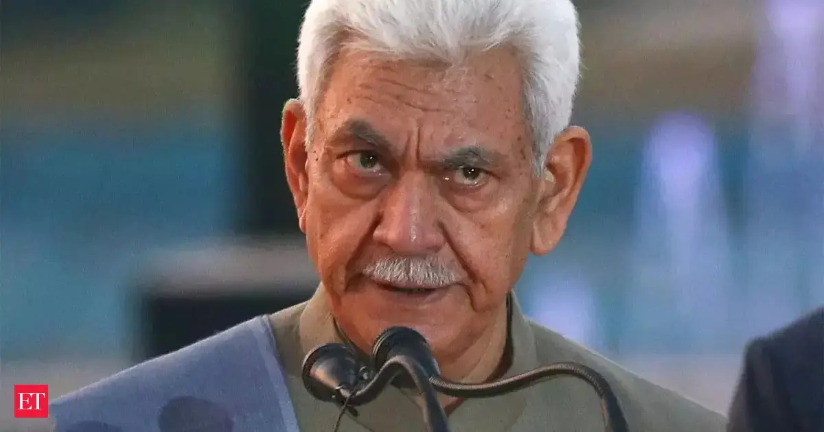 Government aims to make J&K Rs 1 trillion agricultural economy by 2030: LG Manoj Sinha