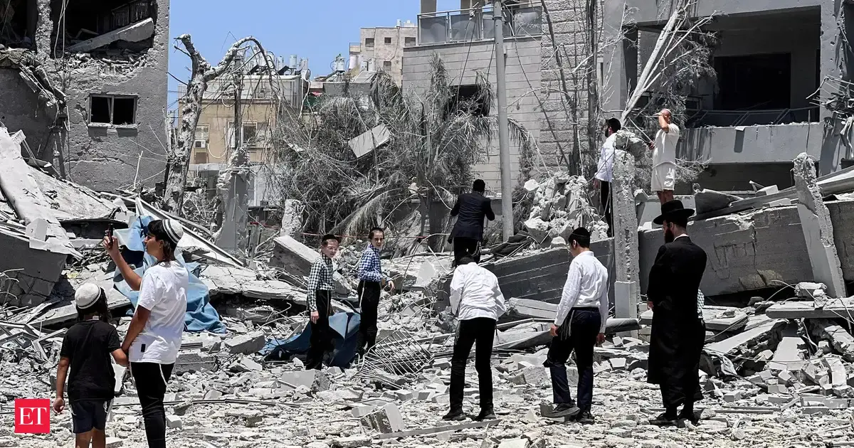 Israeli Iranian conflict: Iran missile attack: Tehran launches 400