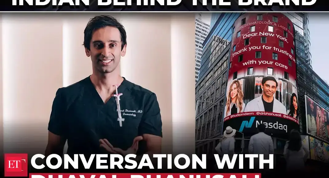 Meet Dr Dhaval Bhanusali, the Indian dermatologist behind Hailey Bieber&rsquo;s $1 billion skincare brand - The Economic Times Video | ET Tv