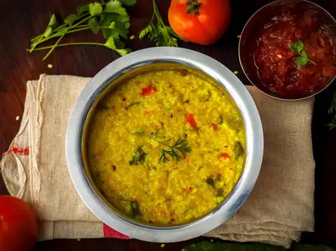 Khichdi with Lauki (Bottle Gourd)