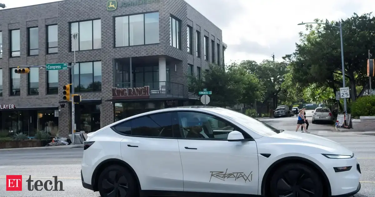 Tesla shares soar after first robotaxi rides hit the road in Austin, Texas