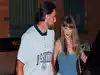 Travis Kelce can’t take his eyes off Taylor Swift during surprise concert performance at TEU — fans swoon over their viral moment