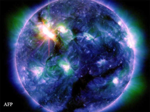 Solar flare sped through at four million mph