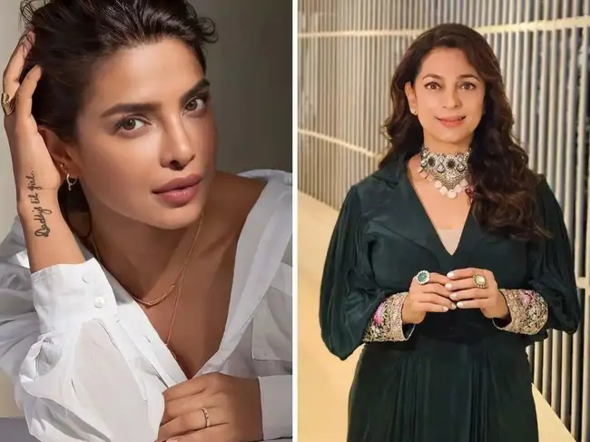 Priyanka Chopra and Juhi Chawla