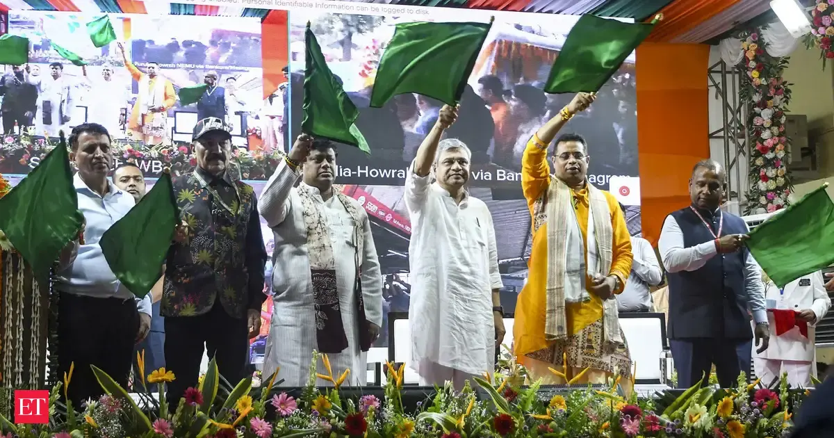 Vaishnaw flags off MEMU train in Bengal, says Centre's focus on expanding railway coverage