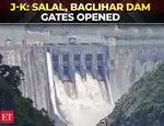 J-K: Chenab river swells after heavy rains; Salal, Baglihar dam gates opened
