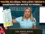 'You have cost USA a fortune': Leavitt unveils Trump’s exploding note to Fed Chair Jerome Powell