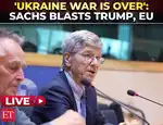 'Stop war-mongering...': Jeffrey Sachs mocks Trump, EU at EU Parliament over Ukraine crisis