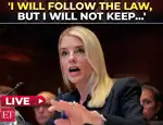 'I would run through a wall for Emil Bove…': Pam Bondi blazes in Senate clash over DOJ whistleblower