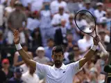 Djokovic routs Evans to step up history bid at Wimbledon