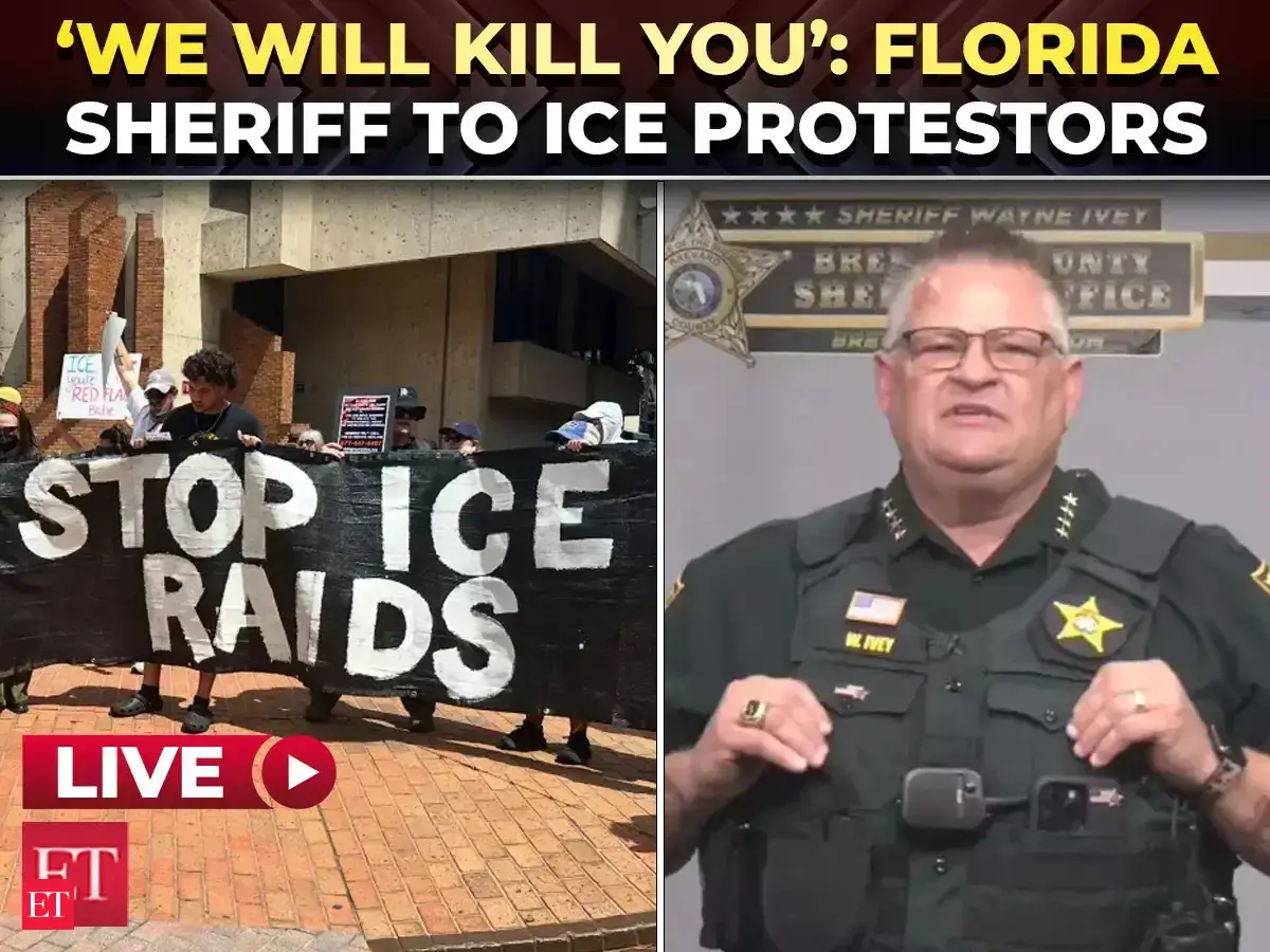 ‘We will kill you’ Florida Sheriff’s brutal warning to ICE protestors