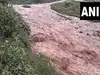 J-K: Dharhali and Saktoh river water level rise after heavy rainfall on Rajouri district
