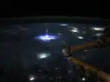 Rare 'sprite' lightning event caught by NASA astronaut from space