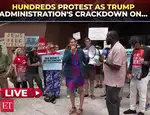 Trump administration’s pro-Palestinian campus activist crackdown put on trial, Hundreds protest