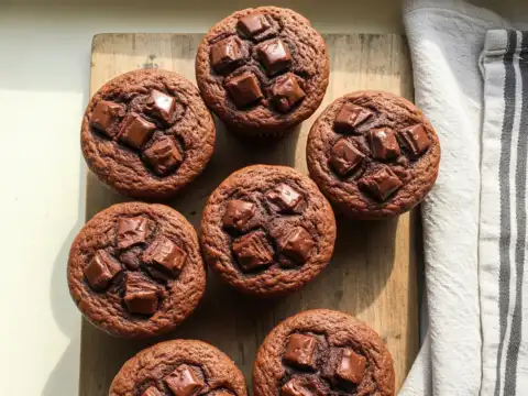 Ragi chocolate muffins