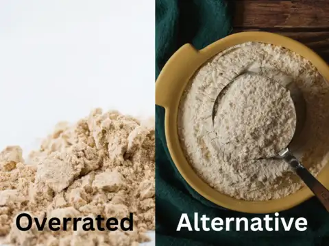 Protein powders (overrated), Roasted gram flour (alternatives) 