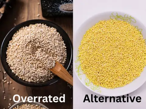 Quinoa (overrated), Foxtail millet (Alternatives)