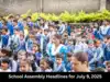 School Assembly Headlines for July 9: Top national, international, sports, business news here