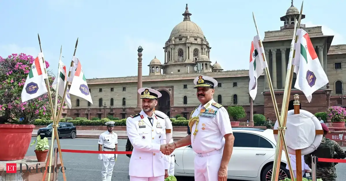 Commander of UAE Naval Forces on India visit; meets CDS, Navy Chief - The Economic Times