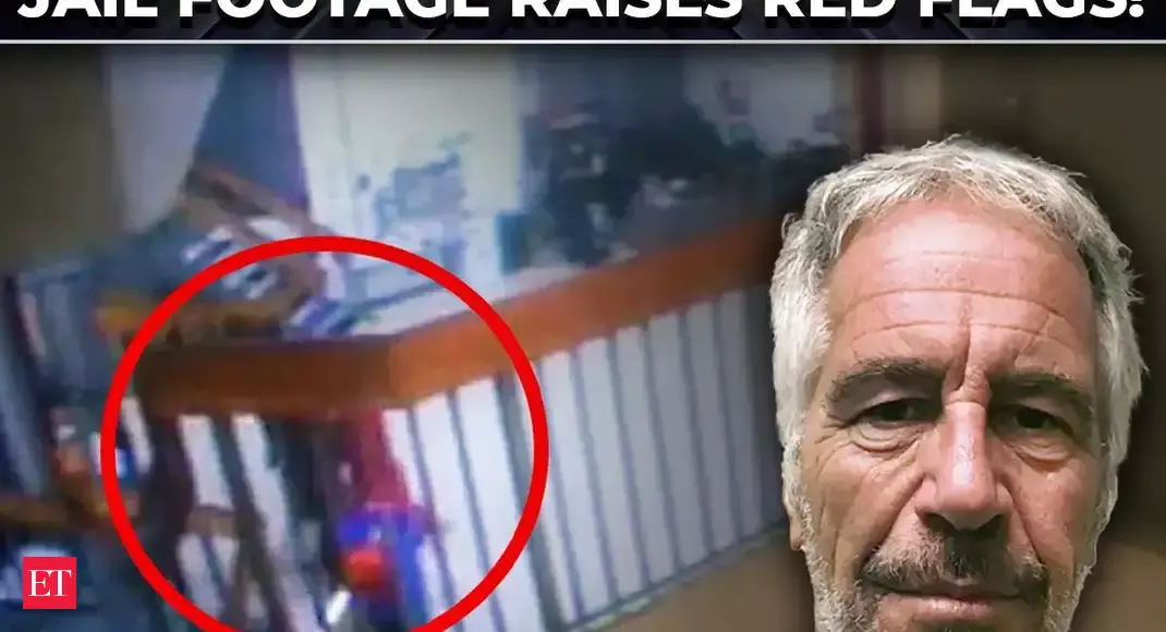 epstein files: Jeffrey Epstein prison video: Missing minute from DOJ ...