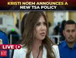 Kristi Noem announces a new TSA policy for screening passengers