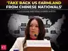 ‘Time to take back our land’: Brooke Rollins warns against Chinese ownership of US farmland