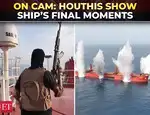 Watch: Houthis release dramatic video of alleged attack on Greek-operated ship Magic Seas