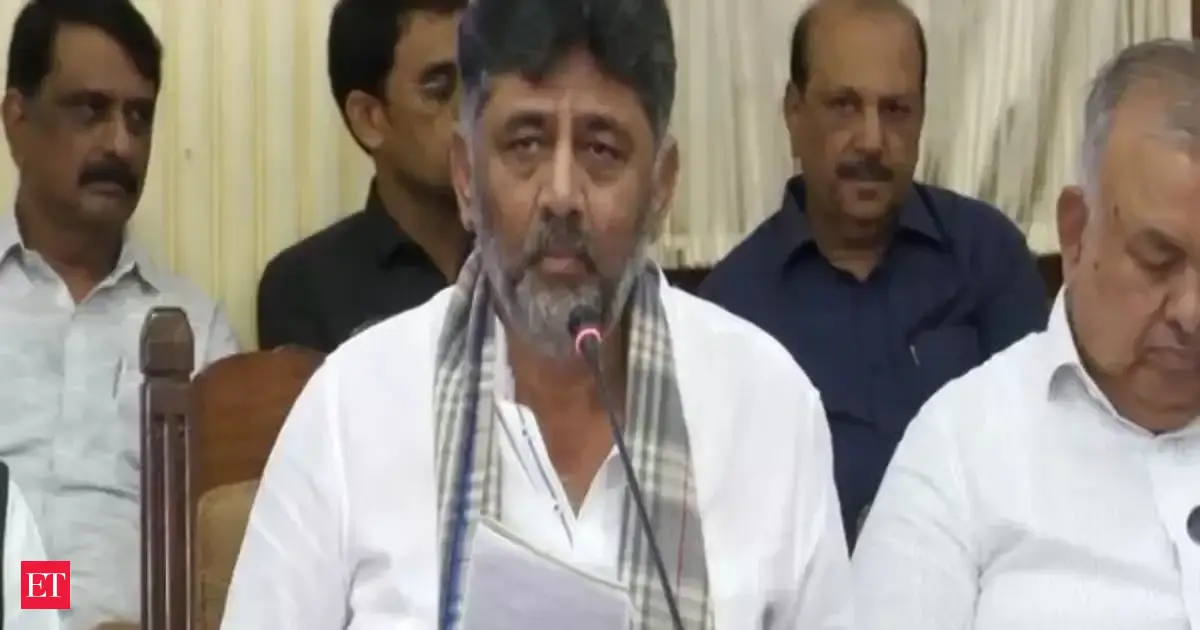 Day after Siddaramaiah denies leadership change, Shivakumar's 'chair' remark fuels speculation - The Economic Times
