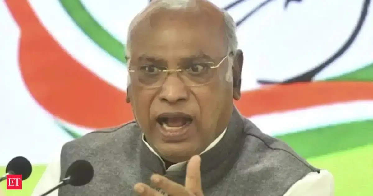 Events like Pareeksha pe Charcha can't whitewash stark indices on state of education: Kharge - The Economic Times