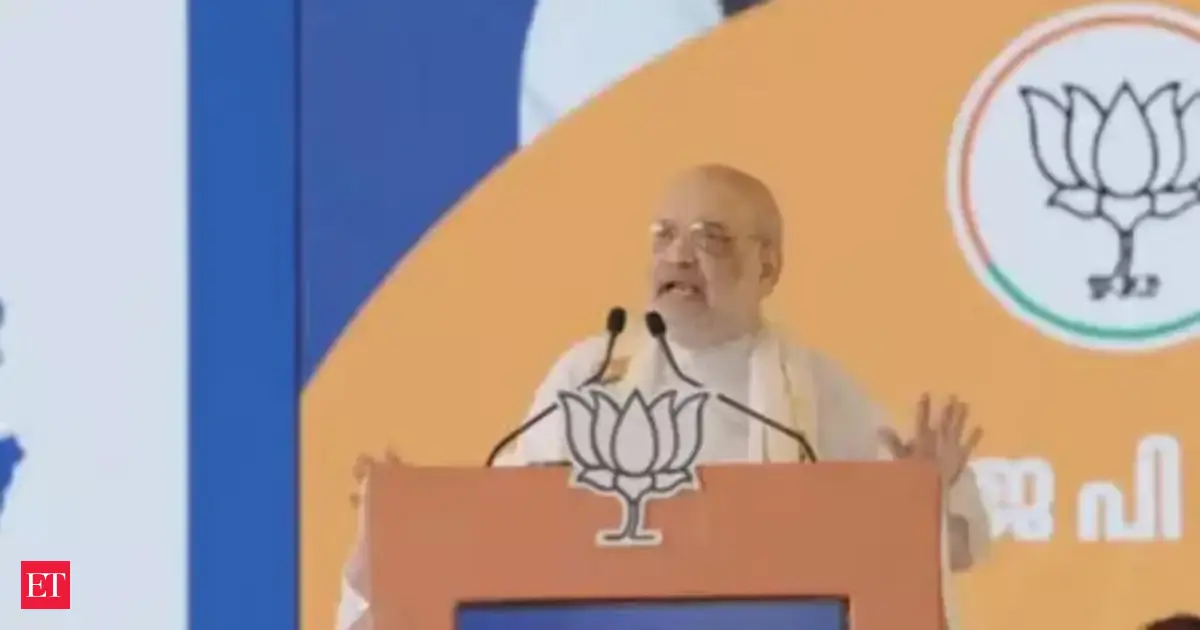 Amit Shah slams LDF, UDF, alleges regimes led by them followed 'appeasement politics' - The Economic Times